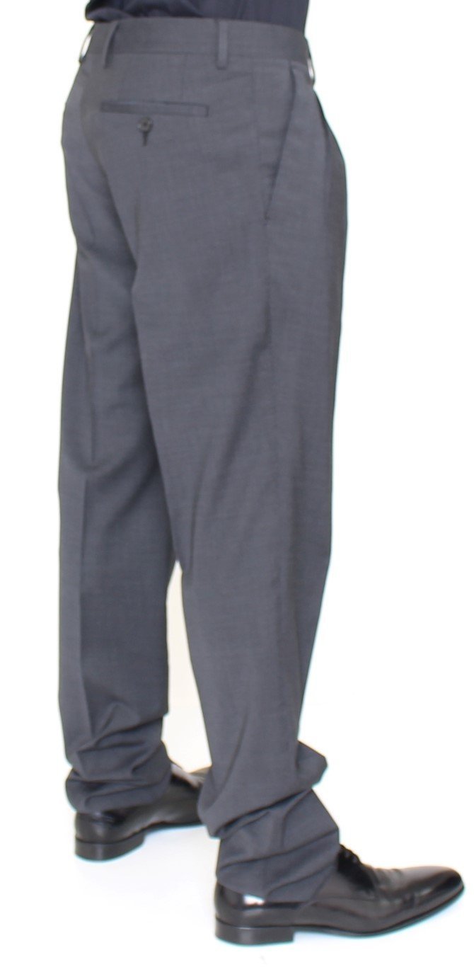 Gray Wool Stretch Ventanni Pants