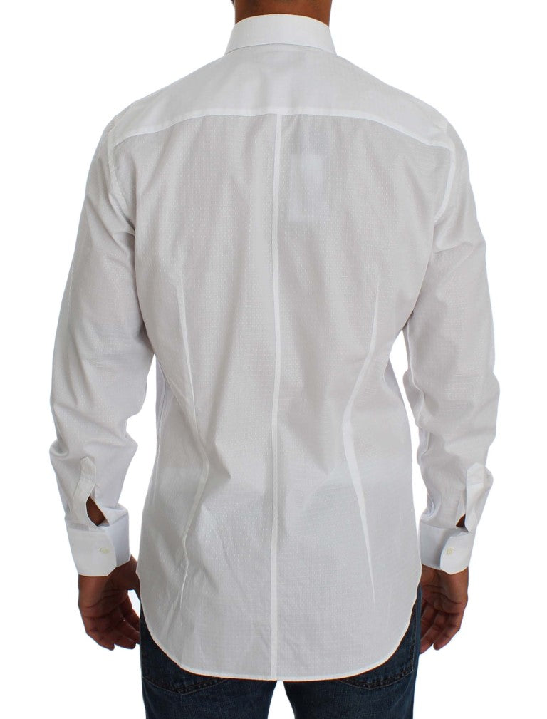 White Cotton Dress MARTINI Slim Fit Shirt