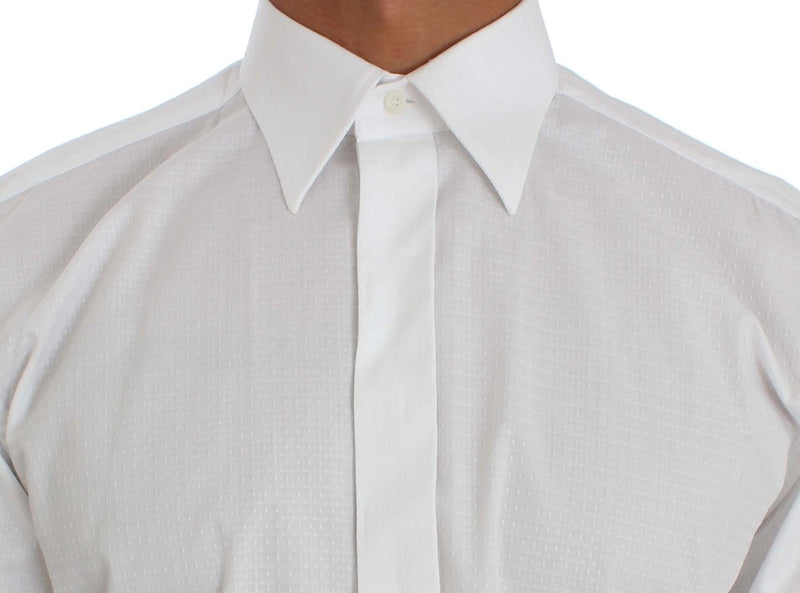 White Cotton Dress MARTINI Slim Fit Shirt