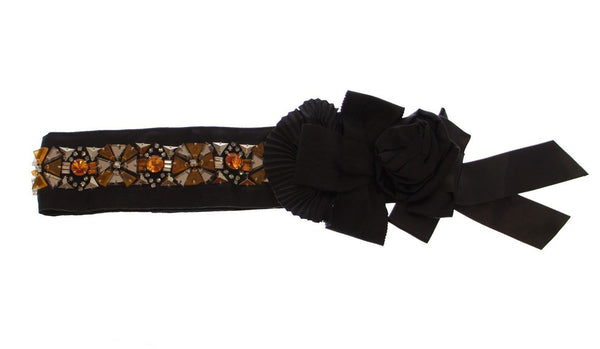 Black Crystal SPECIAL PIECE Waist Belt