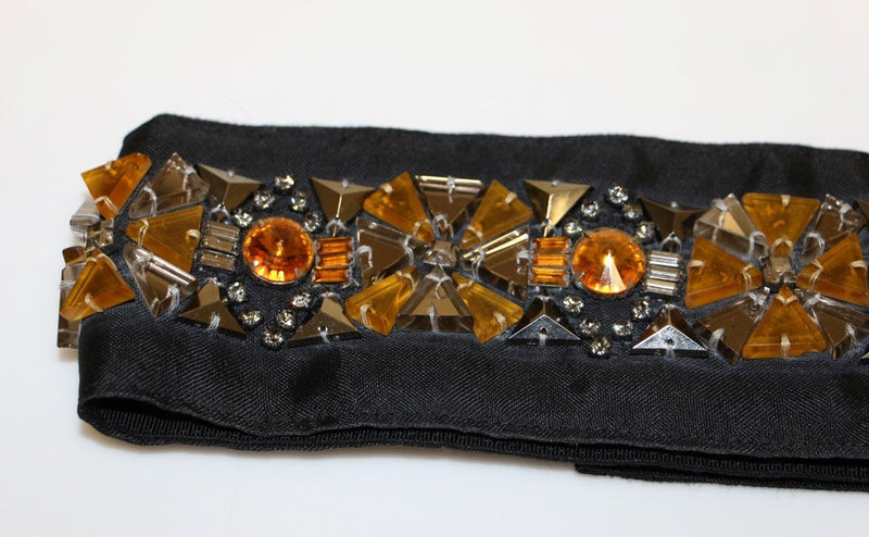 Black Crystal SPECIAL PIECE Waist Belt