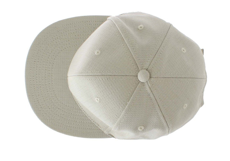 White Cotton Silk Baseball Cap