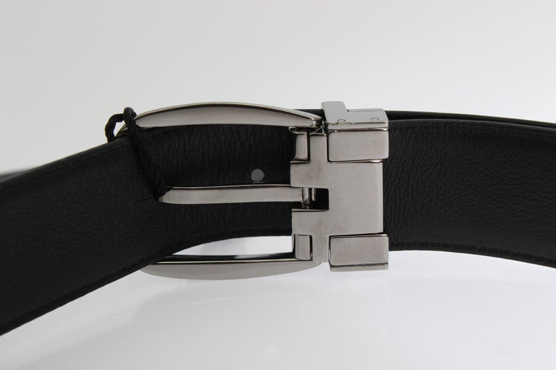 White Black Polka Dotted Pattern Belt