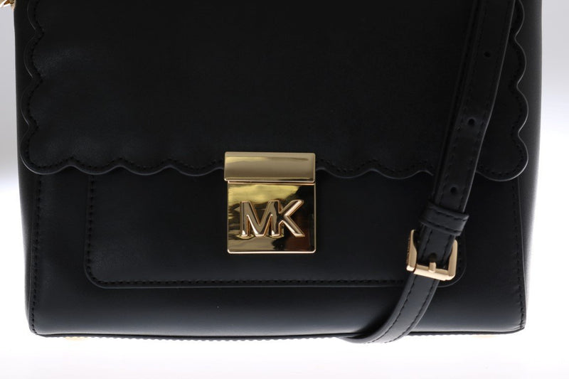 Black MINDY Satchel Crossbody Bag