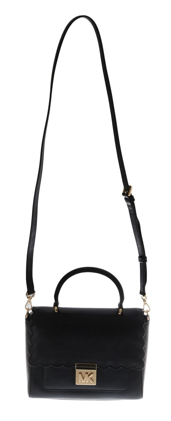 Black MINDY Satchel Crossbody Bag