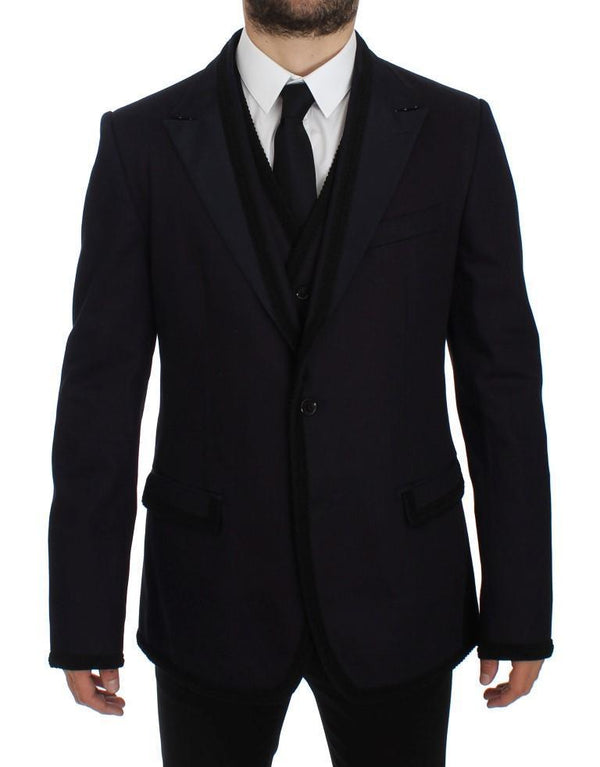 Purple Torero Slim Fit Stretch Blazer