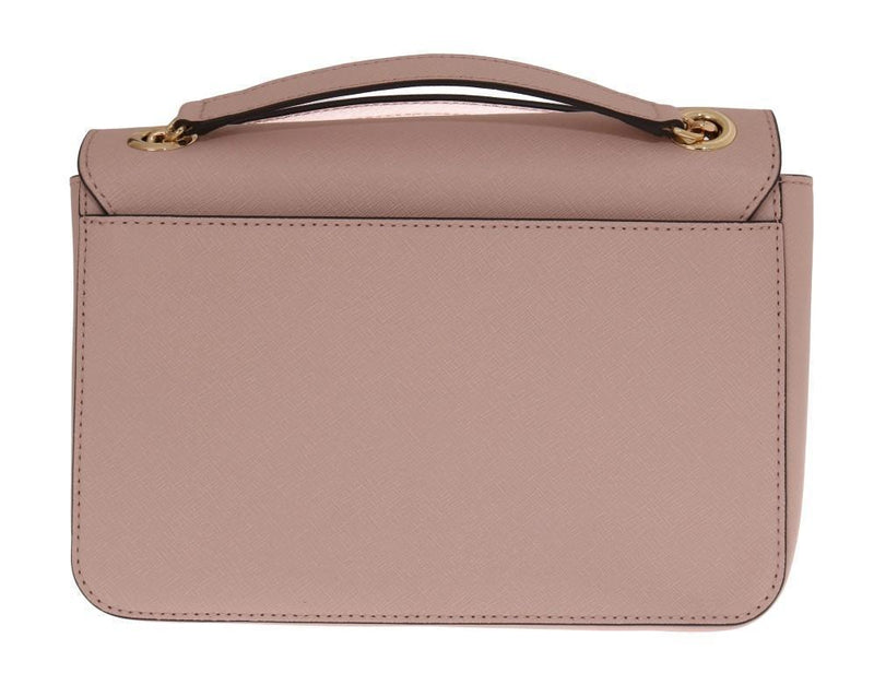 Pink TINA Leather Shoulder Bag