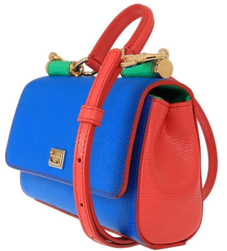 Multicolor Sicily Leather Shoulder Bag