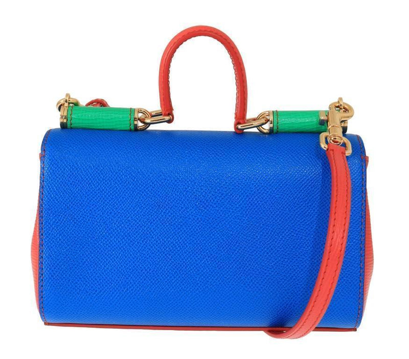 Multicolor Sicily Leather Shoulder Bag