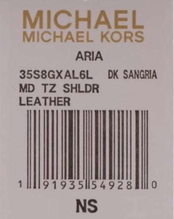 Red ARIA Leather Shoulder Bag