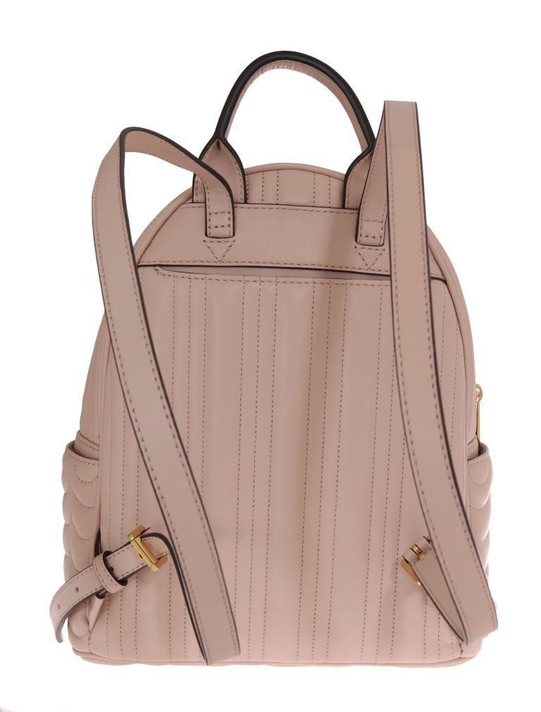 beige abbey leather backpack Beige ABBEY Leather Backpack