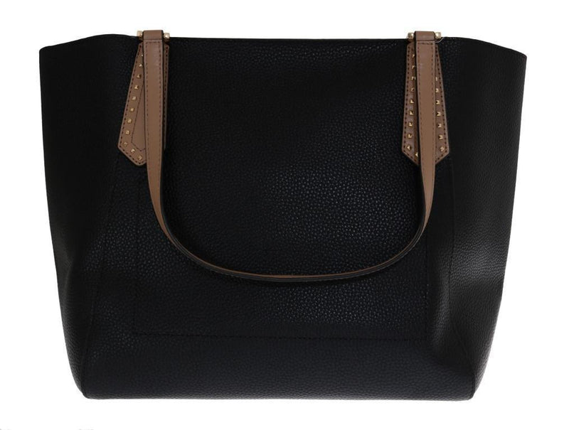 Black KIMBERLY Leather Tote Bag