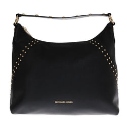 Black ARIA Leather Shoulder Bag