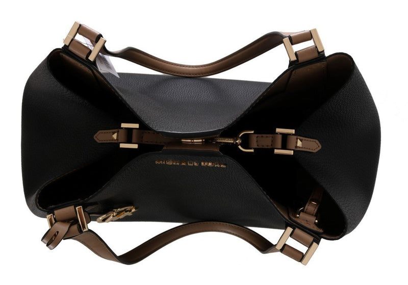 Black KIMBERLY Leather Shoulder Bag