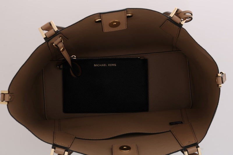 Black KIMBERLY Leather Shoulder Bag