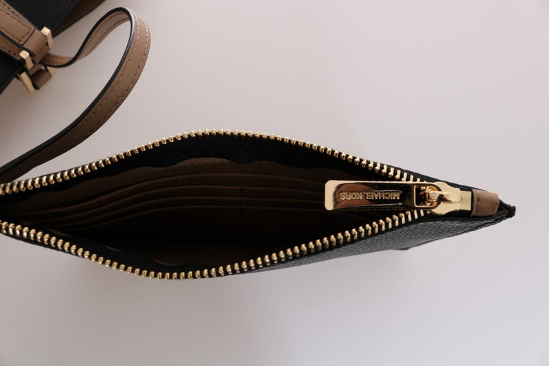 Black KIMBERLY Leather Shoulder Bag