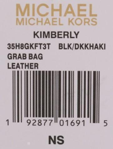 Black KIMBERLY Leather Shoulder Bag
