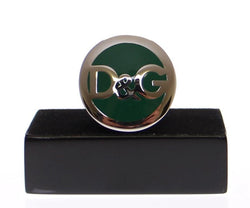 D&G Green Stone Steel Ring