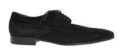 Black Leather Dress Lace Up Formal Shoes