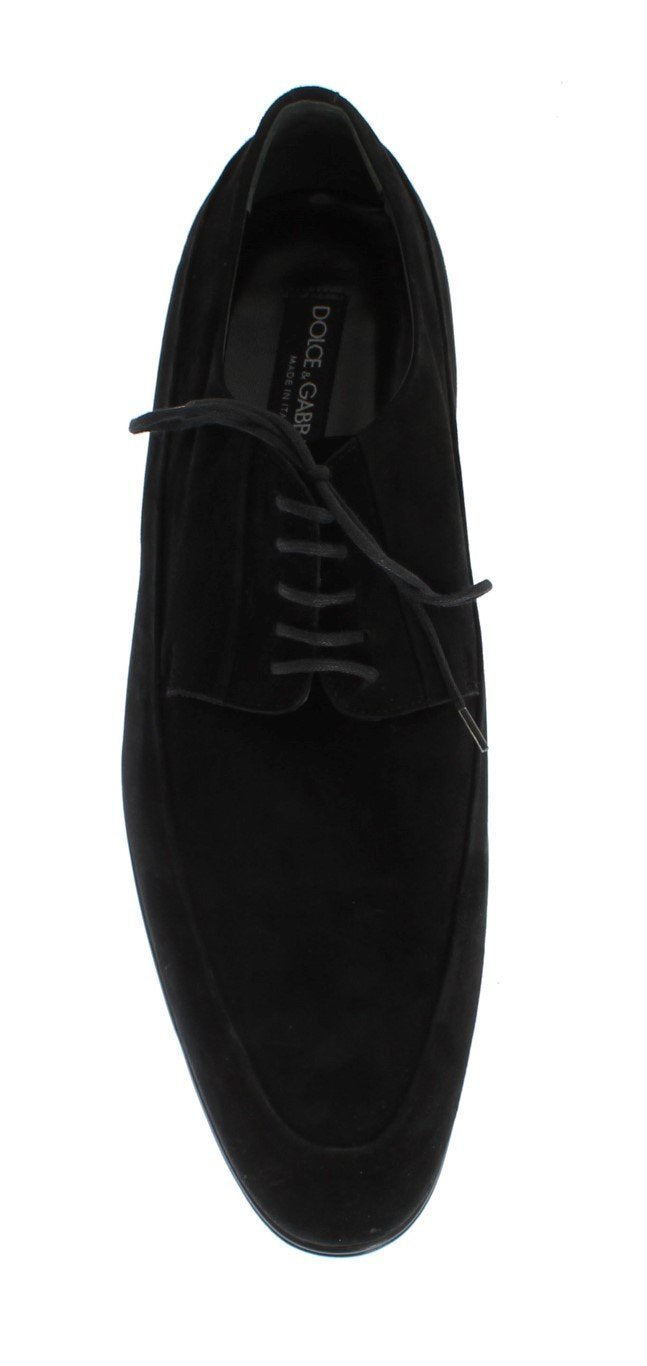 Black Leather Dress Lace Up Formal Shoes