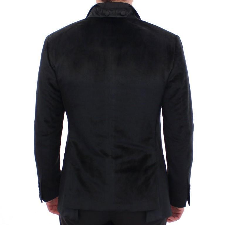 Black two button slim fit blazer