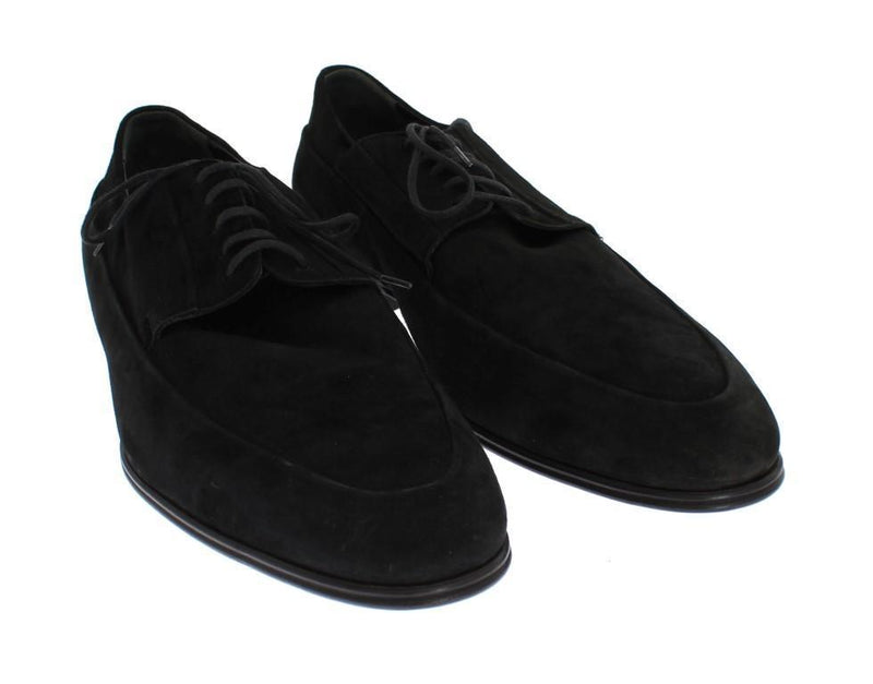 Black Leather Dress Lace Up Formal Shoes