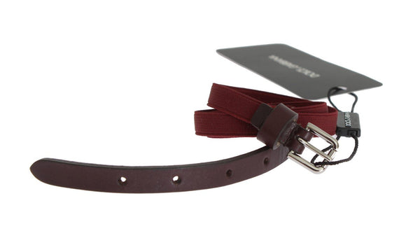 Bordeaux Leather Waist Belt