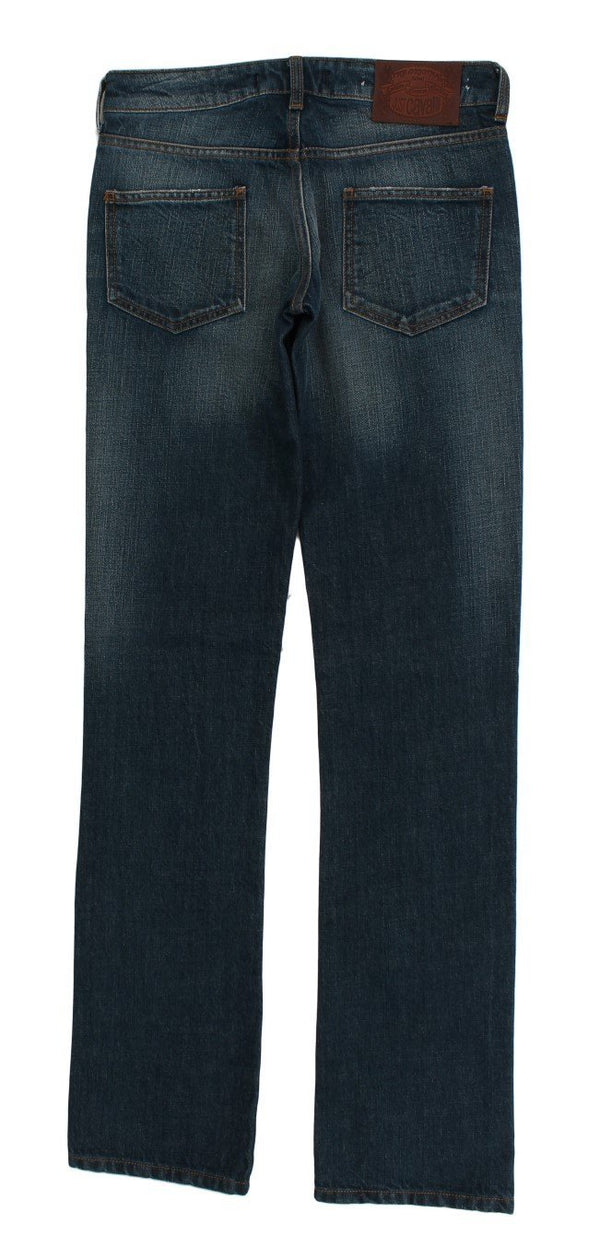 Blue Wash Straight Fit Regular Jeans