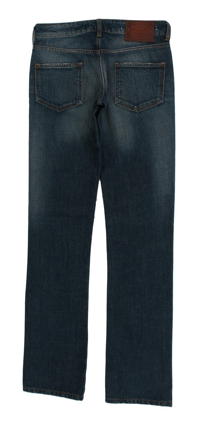 Blue Wash Straight Fit Regular Jeans