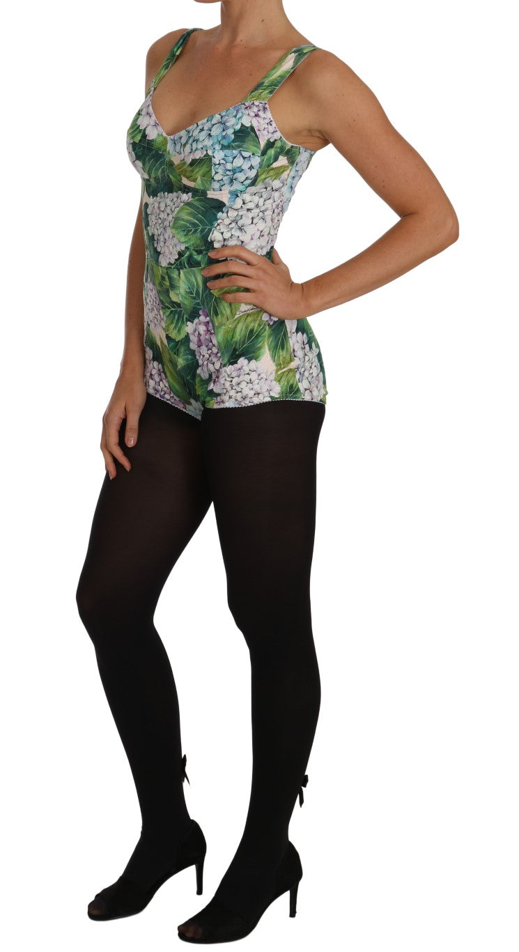 Romper Bodysuit Ortensia Print Dress