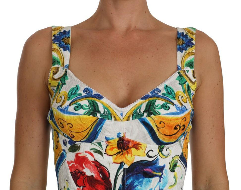 Romper Bodysuit Majolica Print Dress