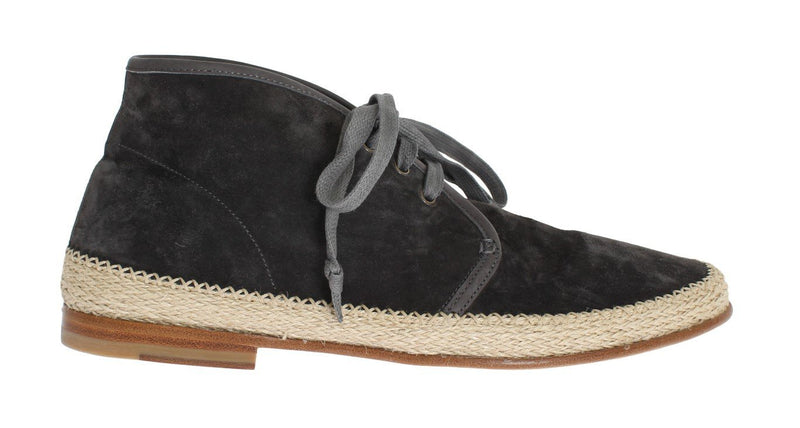 Gray Suede Corrida Chukka Ankle Boots