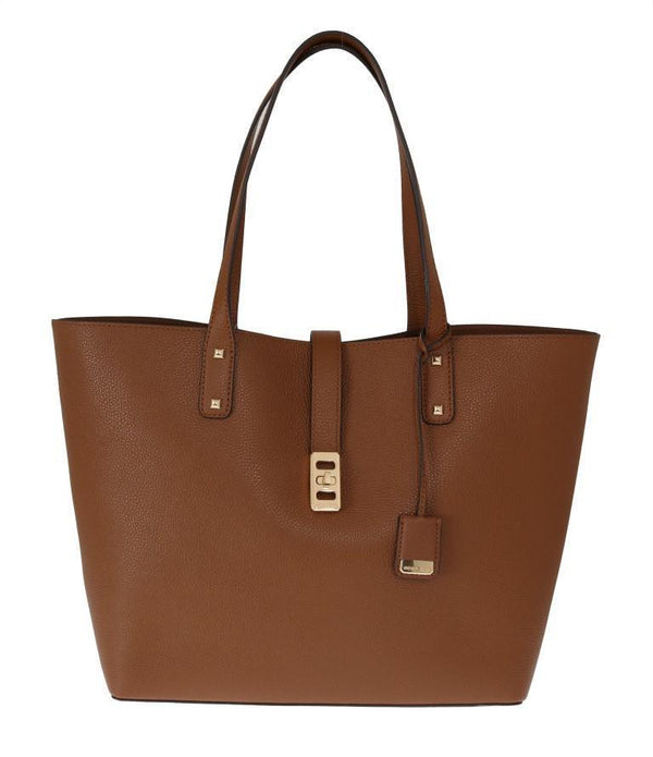 Brown KARSON Leather Tote Bag