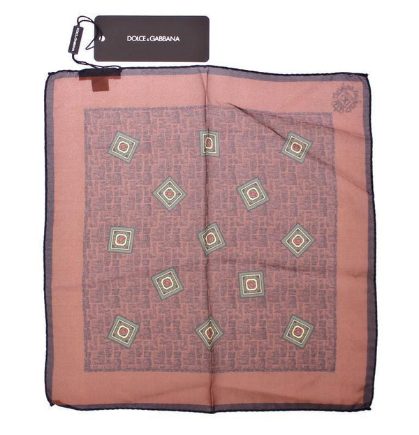 Brown Silk Handkerchief