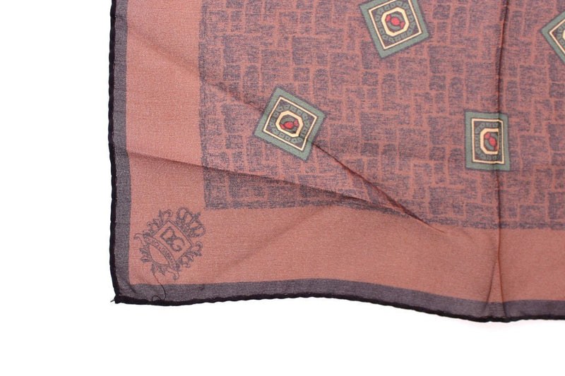 Brown Silk Handkerchief