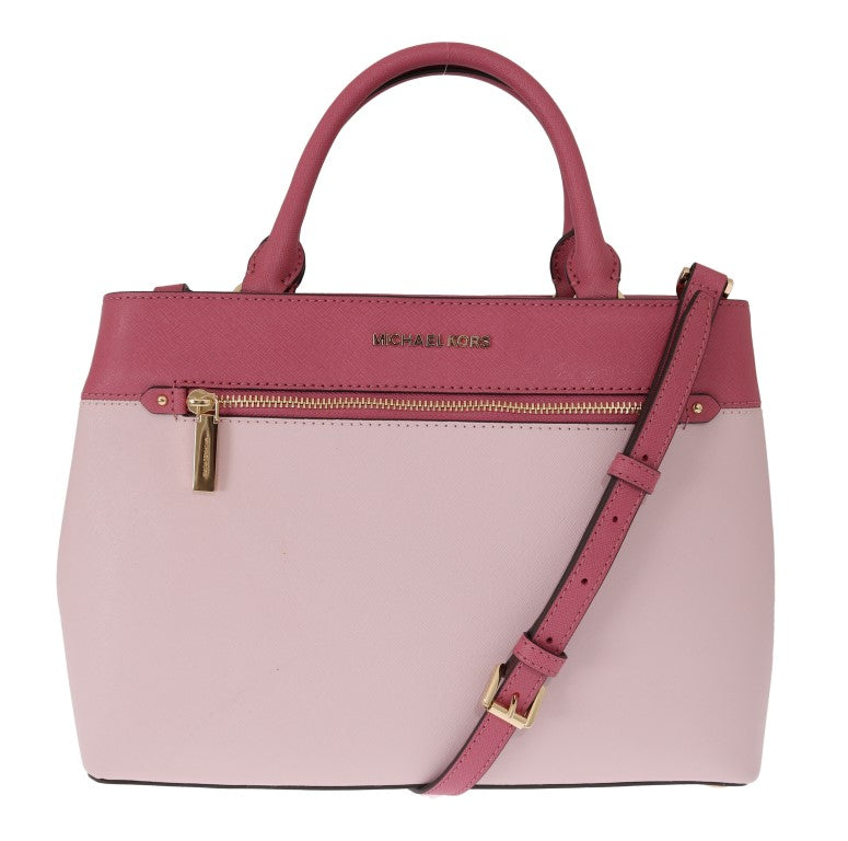 Pink HAILEE Leather Handbag