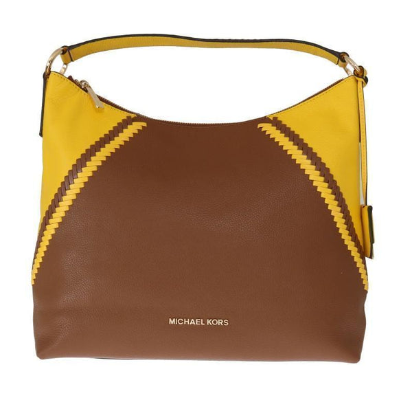 Brown Yellow KARSON Shoulder Bag