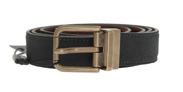 Black Brown Leather Belt