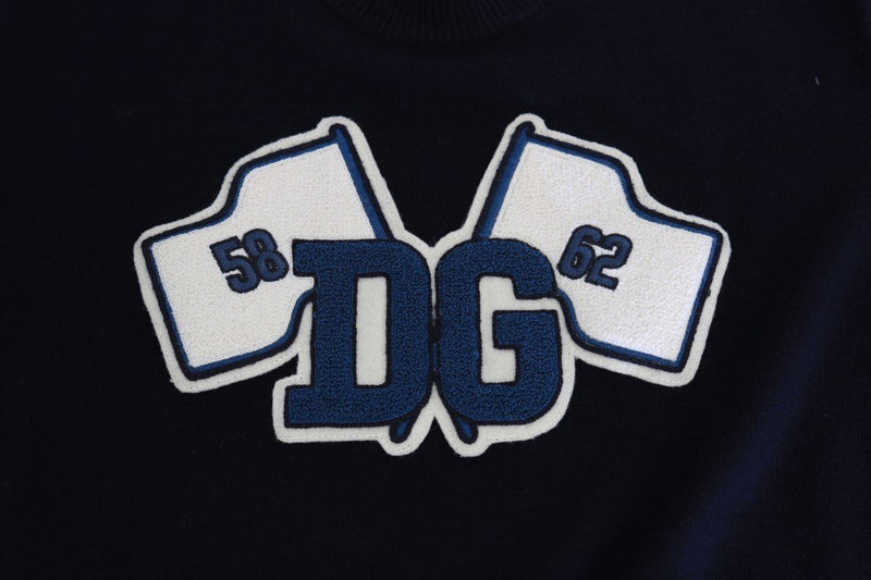 Blue Wool DG Pullover T-Shirt
