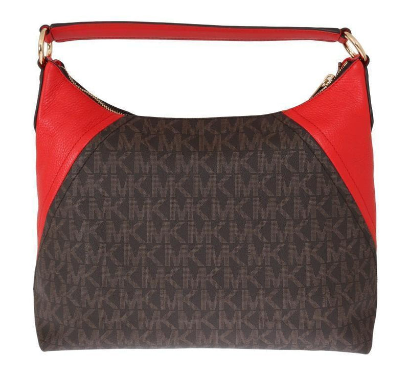 Brown ARIA Leather Shoulder Bag