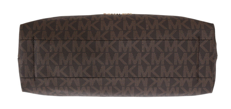 Brown ARIA Leather Shoulder Bag