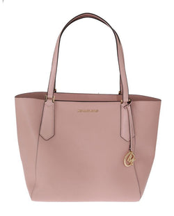 Pink KIMBERLY Leather Tote Bag