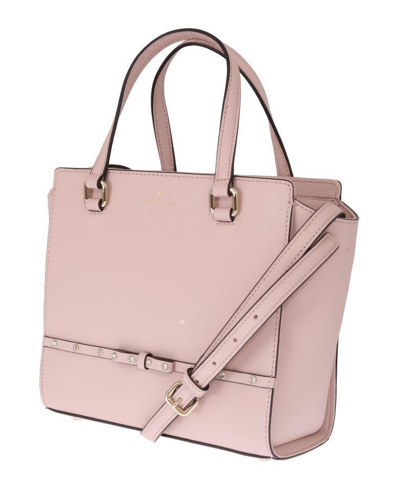 Pink SMALL HANDLEE Leather Handbag