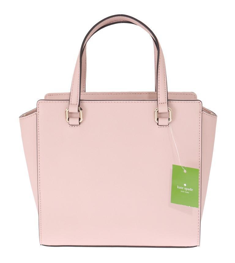 Pink SMALL HANDLEE Leather Handbag