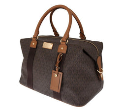 Brown TRAVEL Canvas Weekendbag