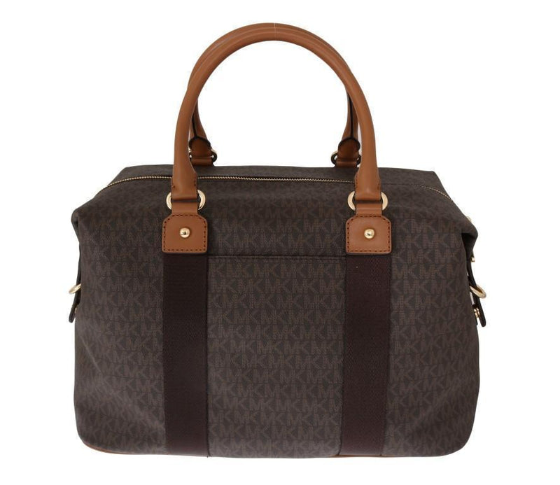 Brown TRAVEL Canvas Weekendbag