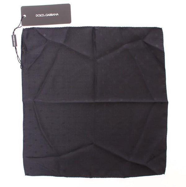 Black Silk Handkerchief