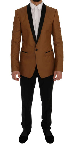 Yellow Black GOLD Slim Fit One Button Suit