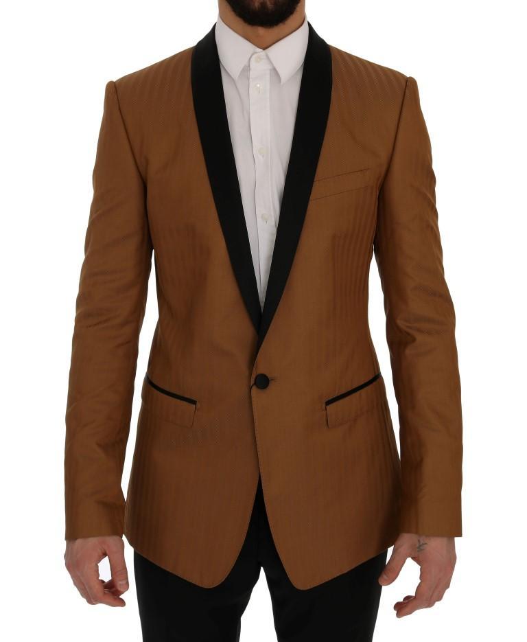 Yellow Black GOLD Slim Fit One Button Suit