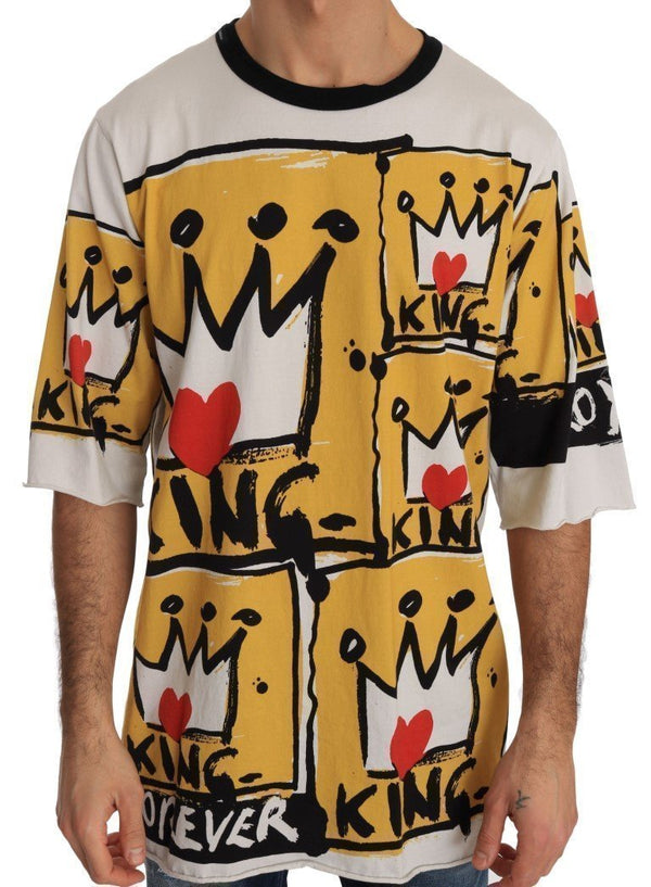 Multicolor Cotton Crewneck T-Shirt